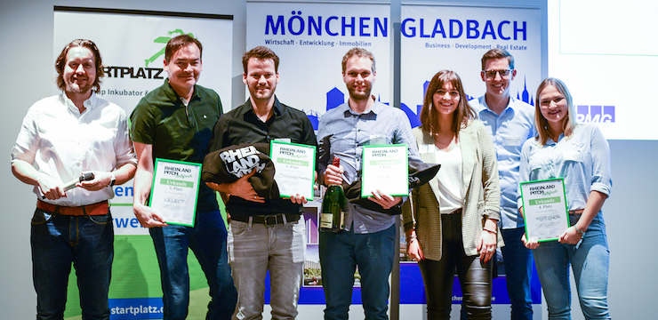 Teilnehmer am Rheinlandpitch in Mönchengladbach